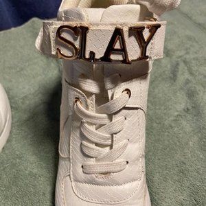 Shoedazzle White Tennis Shoes